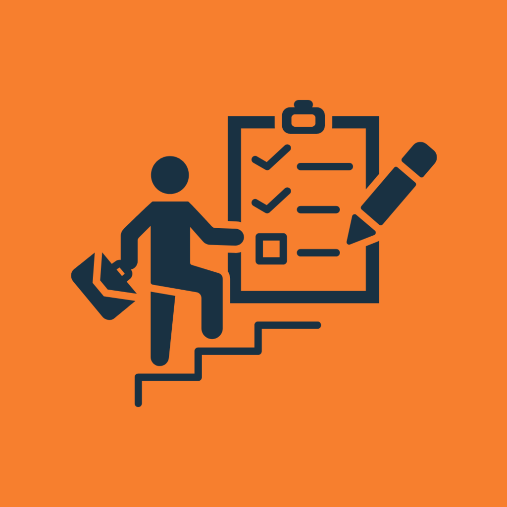 pathway with steps and goal